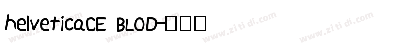 helveticaCE BLOD字体转换